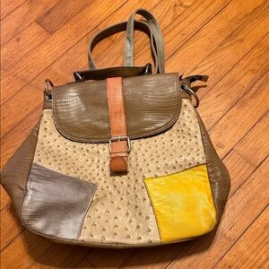 jimmy Choo shoulder backpack leather